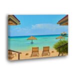 beach on Fakarava Island - Canvas - French Polynesia