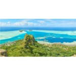 Beach Picture - Maupiti Island in French polynesia - Canvas