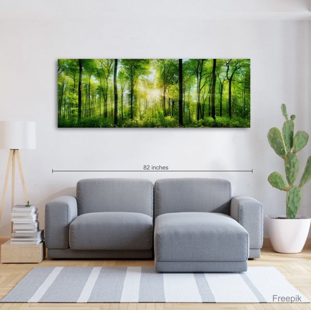 Panorama of a forest