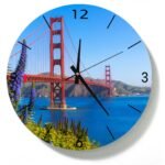 The Golden Gate Bridge - Acrylic Clock