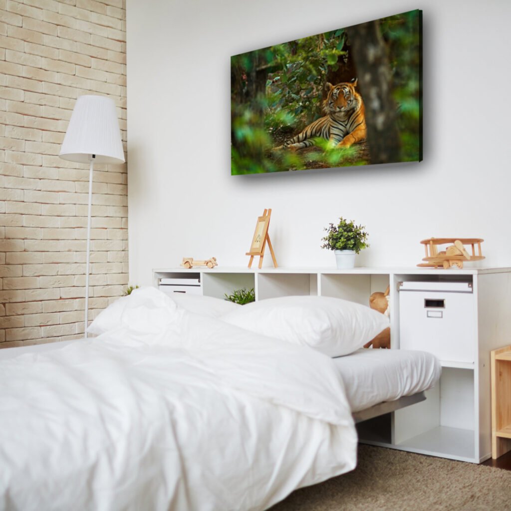 Indian Tiger On wall